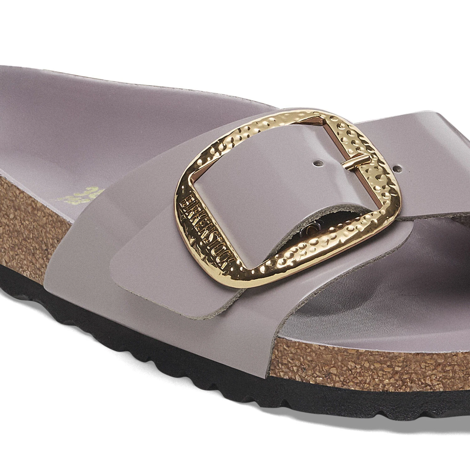 Birkenstock Madrid Hammered Big Buckle Natural Leather Patent High-Shine Faded Purple 7 Birkenstock Madrid Hammered Big Buckle Natural Leather Patent High-Shine Faded Purple - Image 7