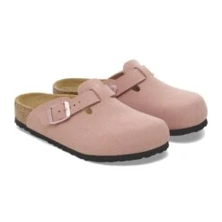 Birkenstock Boston Kids Birkibuc Pink Clay -Birkenstock Shop 1029748 pair
