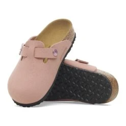 Birkenstock Boston Kids Birkibuc Pink Clay -Birkenstock Shop 1029748 sole