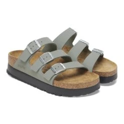 Florida Flex Platform Nubuck Leather Pure Sage 9 Florida Flex Platform Nubuck Leather Pure Sage -Birkenstock Shop 1029757 pair