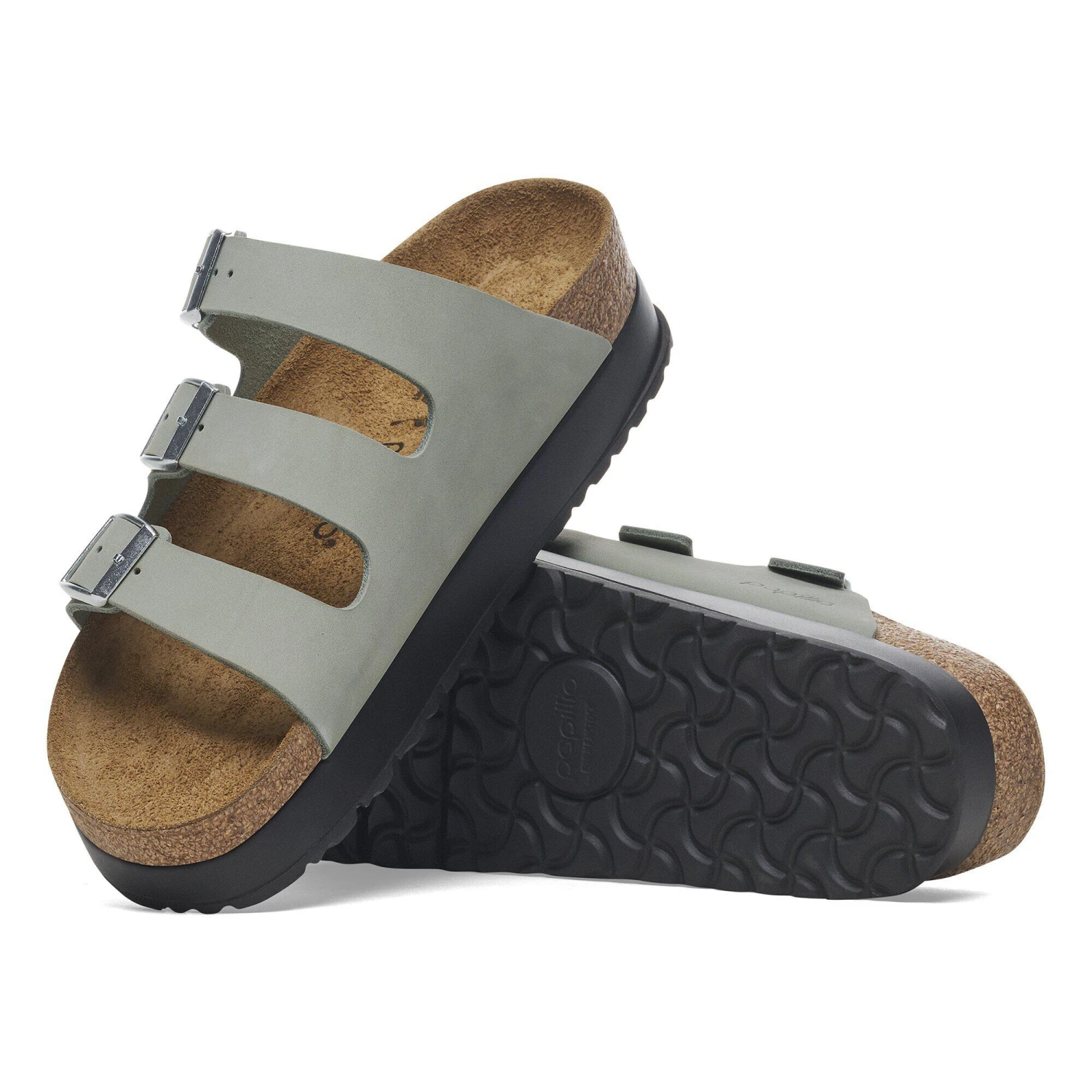 Florida Flex Platform Nubuck Leather Pure Sage 6 Florida Flex Platform Nubuck Leather Pure Sage - Image 6