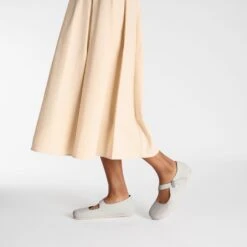 Birkenstock Tracy Nubuck Leather Antique White -Birkenstock Shop 1029772 f look f