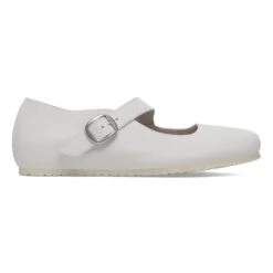Birkenstock Tracy Nubuck Leather Antique White -Birkenstock Shop 1029772 side