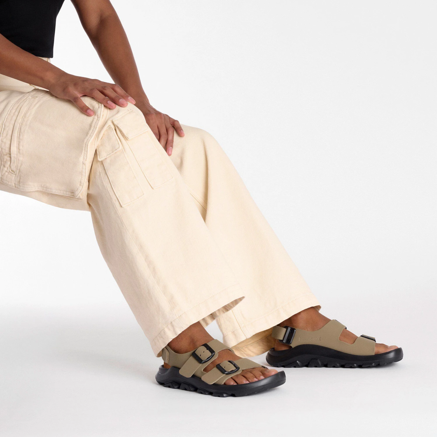 Birkenstock Mogami Terra Birko-Flor Faded Khaki 8 Birkenstock Mogami Terra Birko-Flor Faded Khaki - Image 8