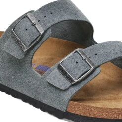 Birkenstock Arizona Soft Footbed Suede Leather Basalt Gray 11 Birkenstock Arizona Soft Footbed Suede Leather Basalt Gray -Birkenstock Shop 1029790 detail 1