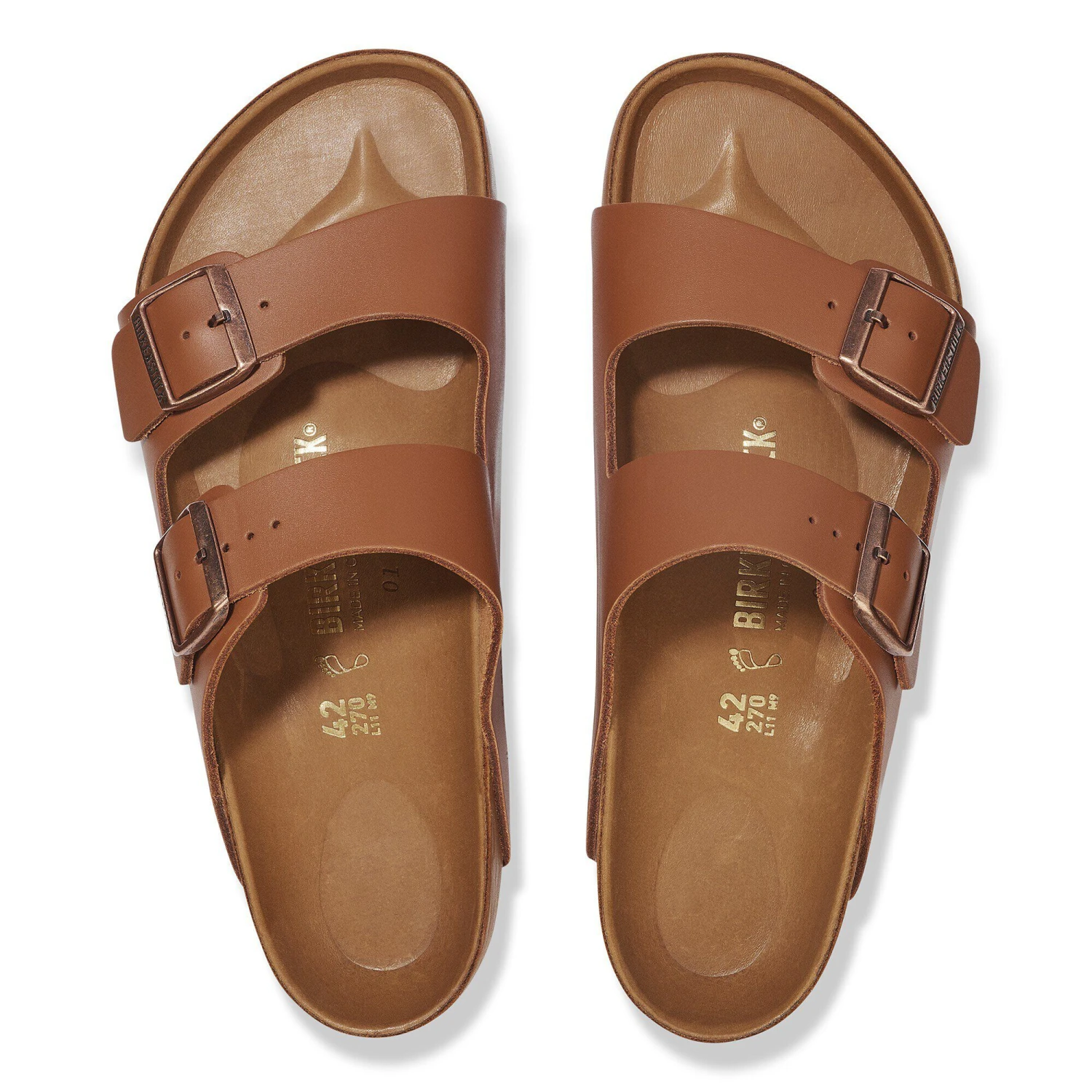 Birkenstock Arizona Leather Cognac 2 Birkenstock Arizona Leather Cognac - Image 2