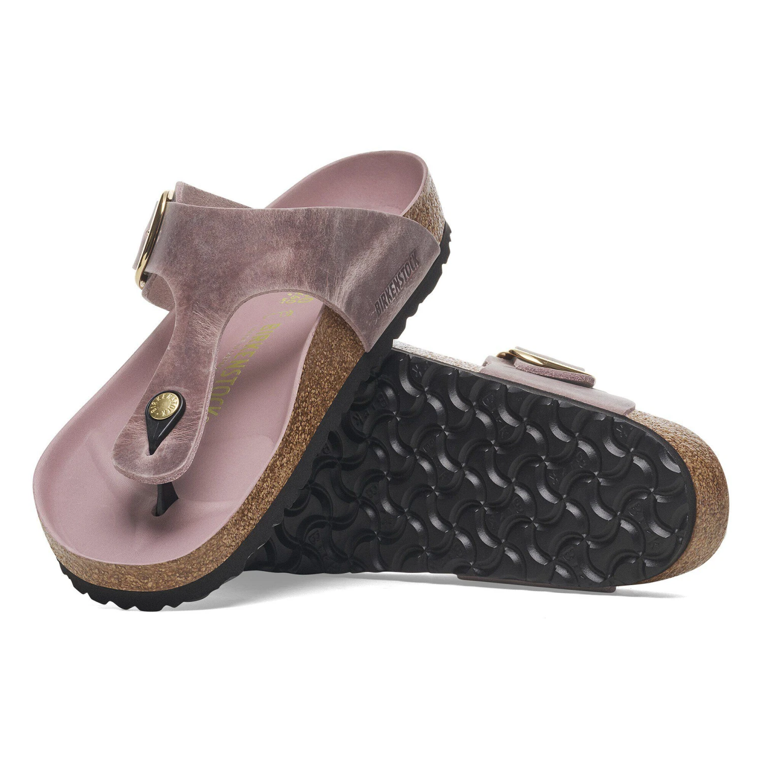 Birkenstock Gizeh Big Buckle Oiled Leather Lavender 6 Birkenstock Gizeh Big Buckle Oiled Leather Lavender - Image 6