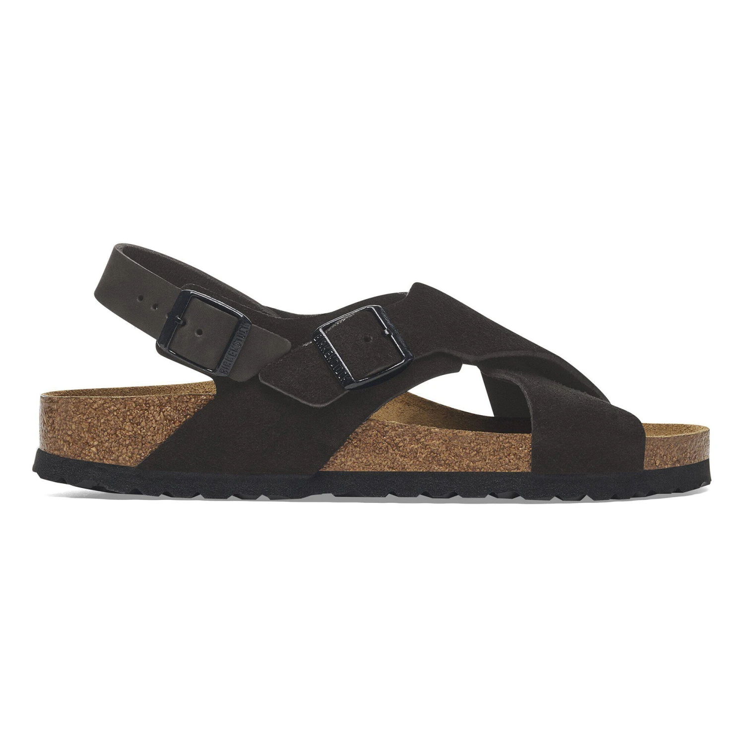 Birkenstock Tulum Soft Footbed Nubuck-Suede Leather Black 3 Birkenstock Tulum Soft Footbed Nubuck-Suede Leather Black - Image 3
