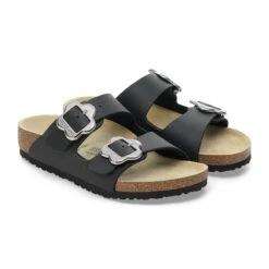 Birkenstock Arizona Flowers Kids Birko-Flor Black -Birkenstock Shop 1029815 pair