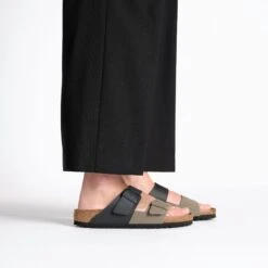 Birkenstock Arizona Split Birko-Flor Black/ Stone 14 Birkenstock Arizona Split Birko-Flor Black/ Stone -Birkenstock Shop 1029854 f look f