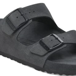 Birkenstock Arizona Suede Leather Charcoal -Birkenstock Shop 1029962 detail 1