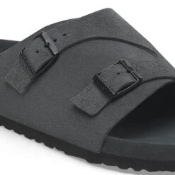 Birkenstock Zürich Suede Leather Charcoal 13 Birkenstock Zürich Suede Leather Charcoal -Birkenstock Shop 1029970 detail 1