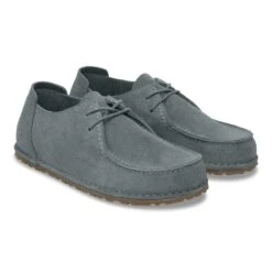 Birkenstock Utti Lace Suede Leather Basalt Gray -Birkenstock Shop 1030035 pair