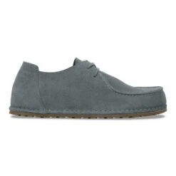 Birkenstock Utti Lace Suede Leather Basalt Gray -Birkenstock Shop 1030035 side