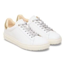 Birkenstock Bend Low Leather White/Gold -Birkenstock Shop 1030042 pair