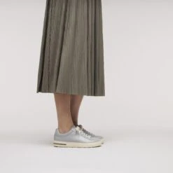 Birkenstock Bend Low Natural Leather Patent Stone Coin -Birkenstock Shop 1030043 f look f