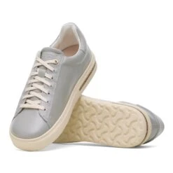 Birkenstock Bend Low Natural Leather Patent Stone Coin -Birkenstock Shop 1030043 sole