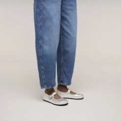 Birkenstock Santa Clarita Leather Silver -Birkenstock Shop 1030072 f look f