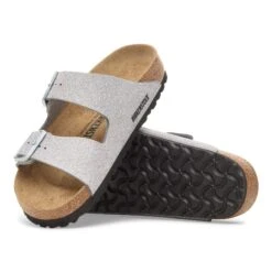 Birkenstock Arizona Synthetics Shiny Glitter Silver 10 Birkenstock Arizona Synthetics Shiny Glitter Silver -Birkenstock Shop 1030101 sole