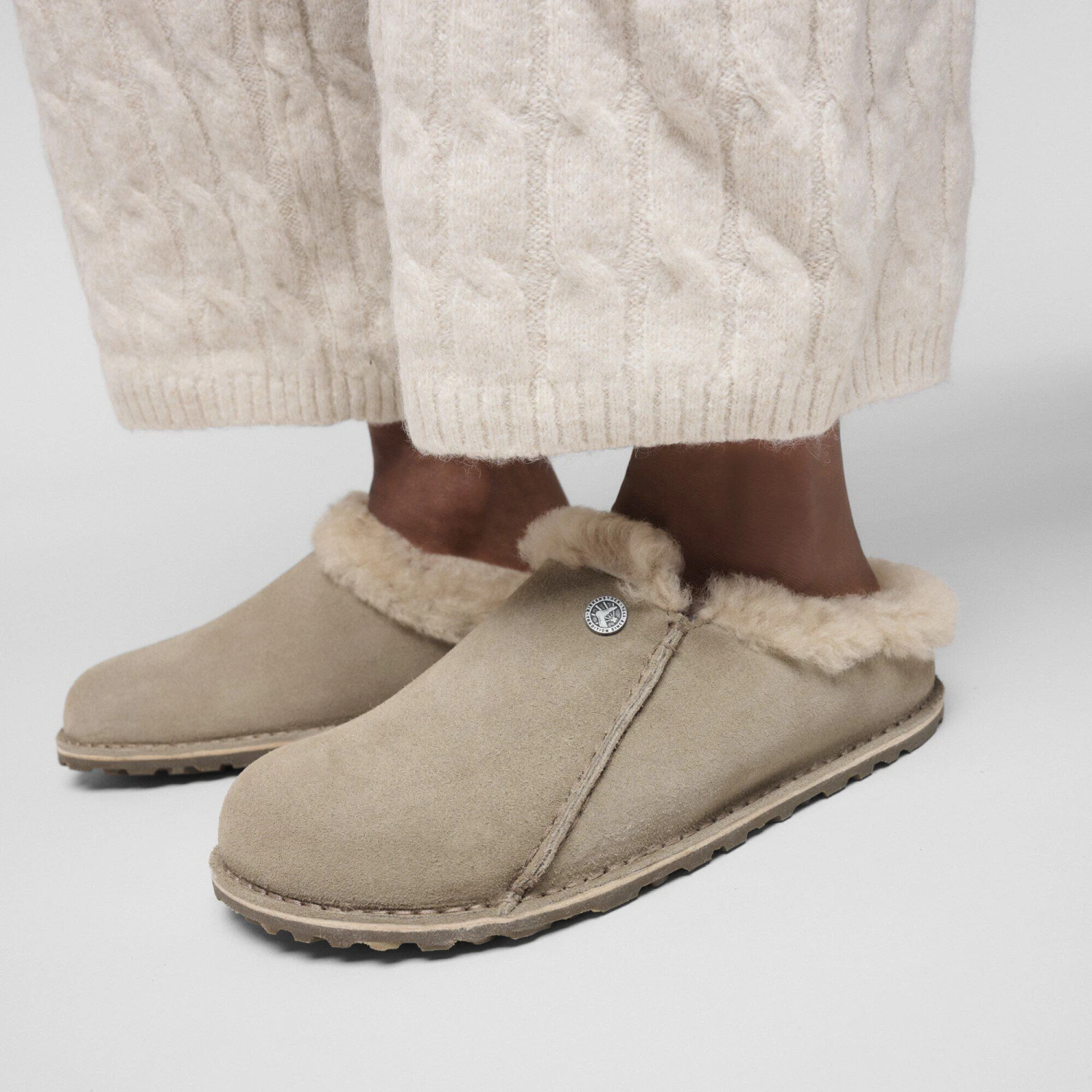 Birkenstock Zermatt Premium Suede Leather Taupe 7 Birkenstock Zermatt Premium Suede Leather Taupe - Image 7