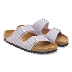 Birkenstock Arizona Synthetics Shiny Glitter Faded Purple -Birkenstock Shop 1030163 pair