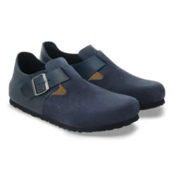 Birkenstock London Mixed Leather New Navy -Birkenstock Shop 1030167 pair