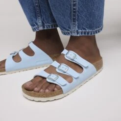 Birkenstock Florida Birkibuc Finished Sky 13 Birkenstock Florida Birkibuc Finished Sky -Birkenstock Shop 1030173 f closeup f