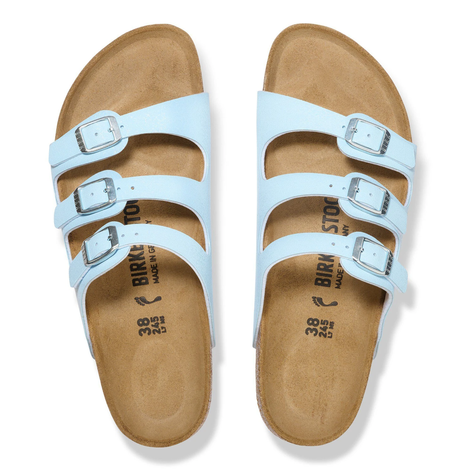 Birkenstock Florida Birkibuc Finished Sky 2 Birkenstock Florida Birkibuc Finished Sky - Image 2