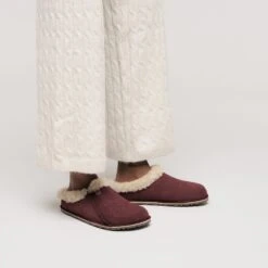 Birkenstock Zermatt Premium Suede Leather Zinfandel -Birkenstock Shop 1030200 f look f