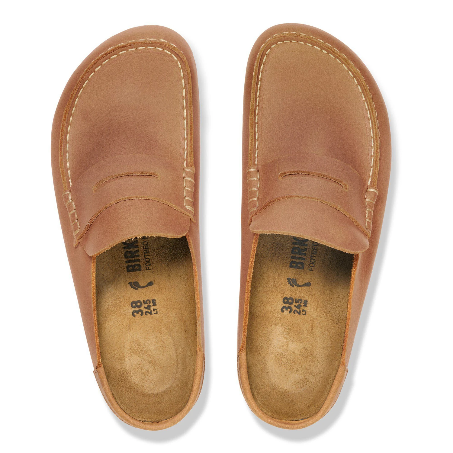 Birkenstock Naples Wrapped Oiled Leather Cognac 2 Birkenstock Naples Wrapped Oiled Leather Cognac - Image 2