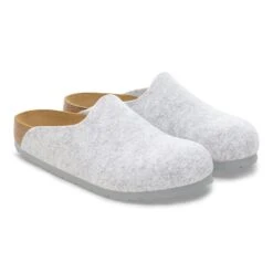 Birkenstock Amsterdam Wool Felt Light Gray -Birkenstock Shop 1030228 pair