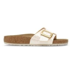 Birkenstock Catalina Luxe Buckle Synthetics Shiny Snake Cream 9 Birkenstock Catalina Luxe Buckle Synthetics Shiny Snake Cream -Birkenstock Shop 1030249 side