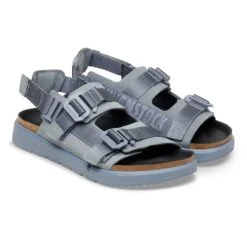 Birkenstock Shinjuku Leather-Textile Basalt Gray 9 Birkenstock Shinjuku Leather-Textile Basalt Gray -Birkenstock Shop 1030297 pair