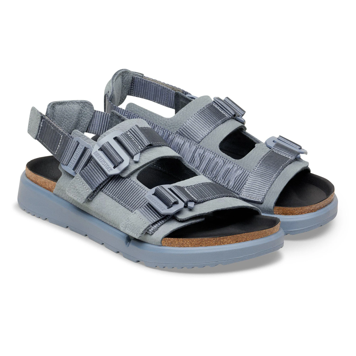 Birkenstock Shinjuku Leather-Textile Basalt Gray 5 Birkenstock Shinjuku Leather-Textile Basalt Gray - Image 5