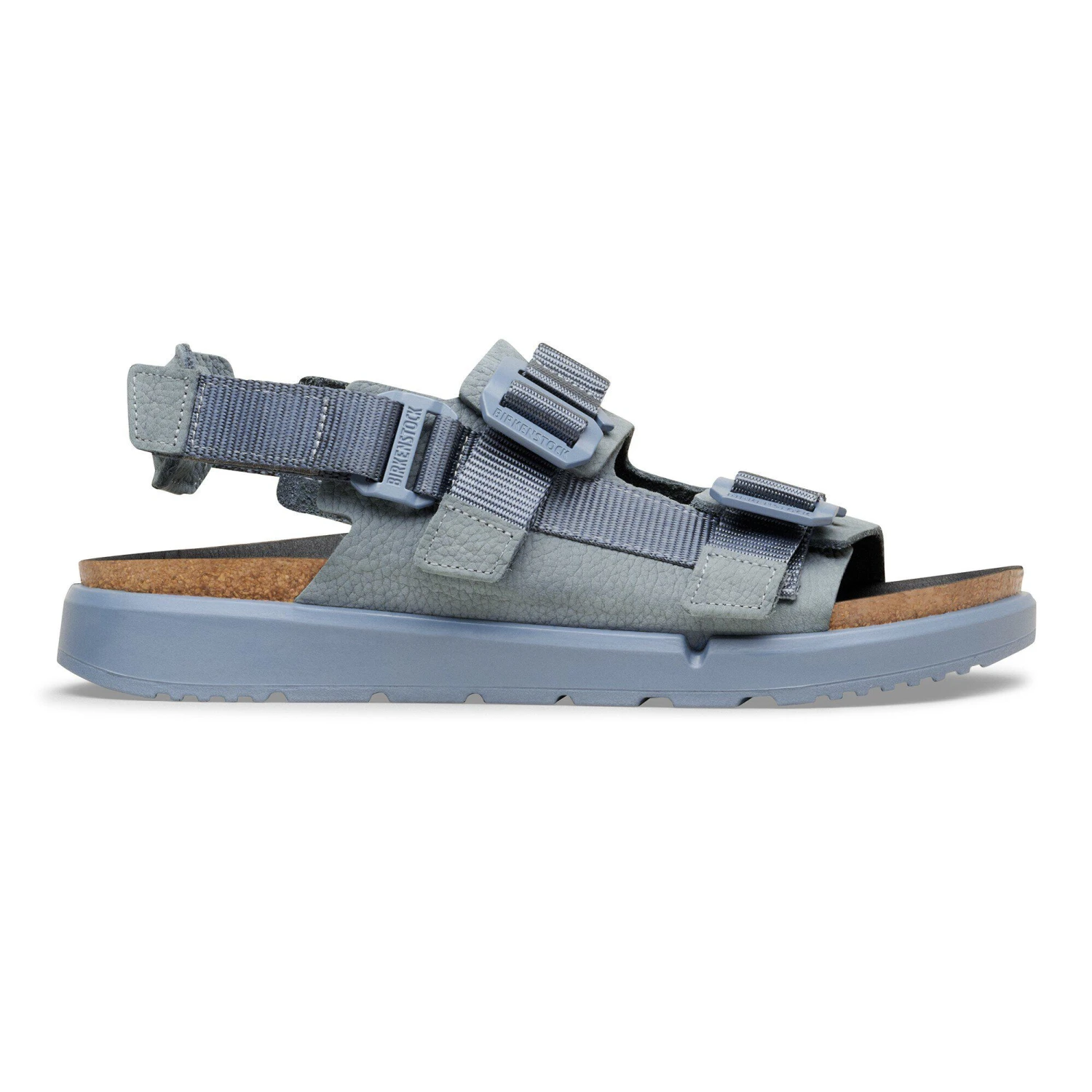 Birkenstock Shinjuku Leather-Textile Basalt Gray 3 Birkenstock Shinjuku Leather-Textile Basalt Gray - Image 3