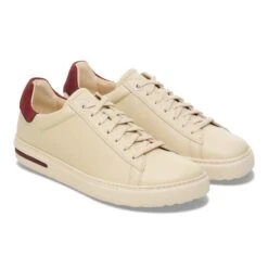 Birkenstock Bend Low Leather Eggshell/Zinfandel 10 Birkenstock Bend Low Leather Eggshell/Zinfandel -Birkenstock Shop 1030306 pair