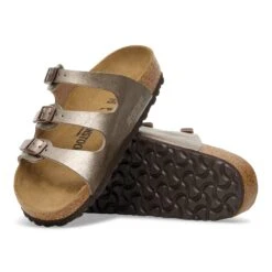 Birkenstock Florida Birko-Flor Graceful Taupe -Birkenstock Shop 1030336 sole