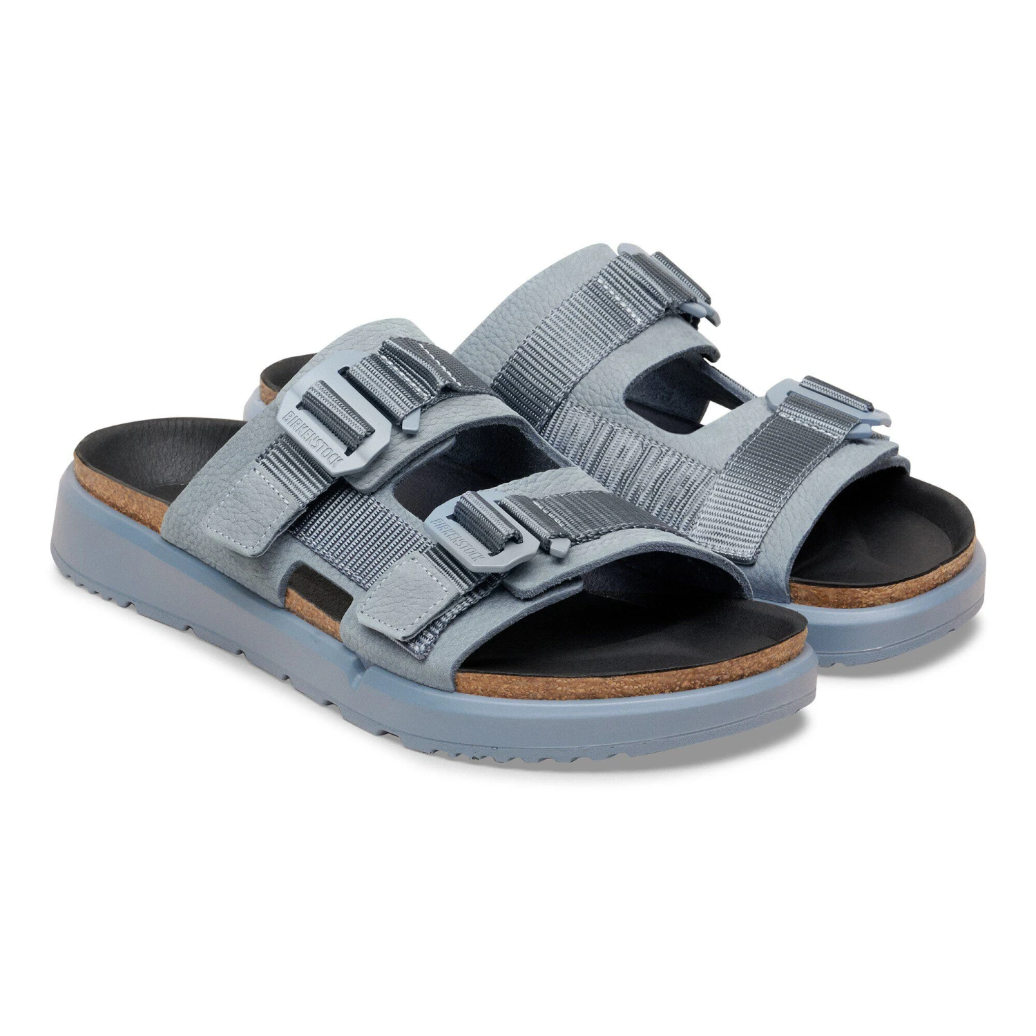 Birkenstock Shinjuku 2 Strap Leather-Textile Basalt Gray 5 Birkenstock Shinjuku 2 Strap Leather-Textile Basalt Gray - Image 5