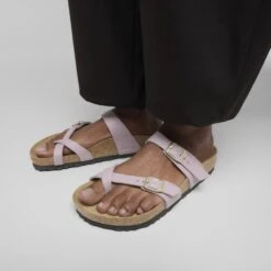 Birkenstock Mayari Birko-Flor Faded Purple 13 Birkenstock Mayari Birko-Flor Faded Purple -Birkenstock Shop 1030341 f closeup f