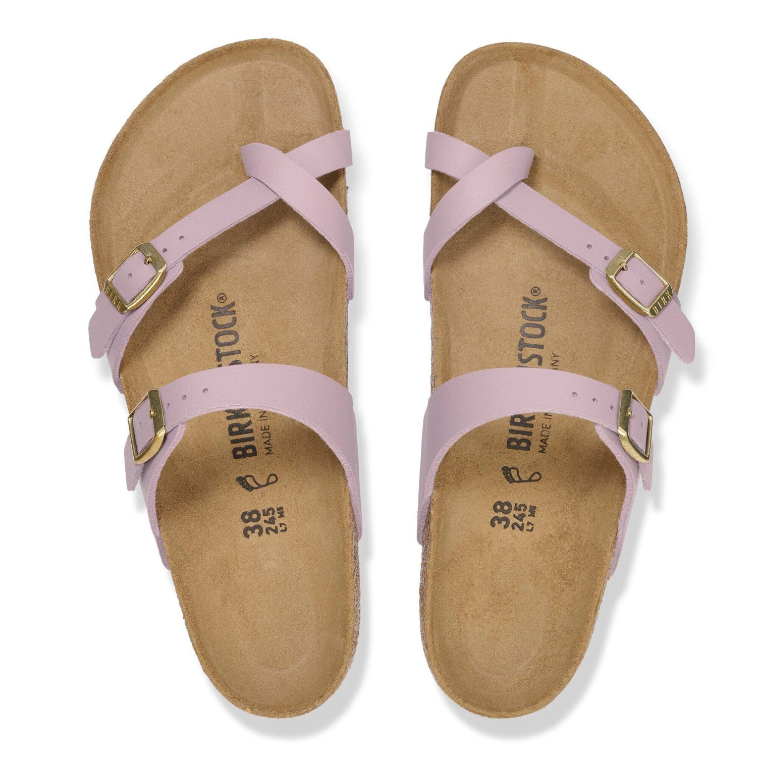 Birkenstock Mayari Birko-Flor Faded Purple 2 Birkenstock Mayari Birko-Flor Faded Purple - Image 2