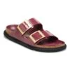 Birkenstock Arizona Droplet Buckle Natural Leather Patent Zinfandel High Shine -Birkenstock Shop 1030344
