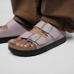 Arizona Flex Platform Birko-Flor Faded Purple 13 Arizona Flex Platform Birko-Flor Faded Purple -Birkenstock Shop 1030377 f closeup f