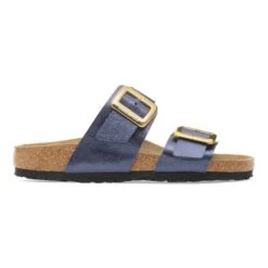Birkenstock Sydney Luxe Buckle Birko-Flor Graceful Midnight Blue -Birkenstock Shop 1030381 side