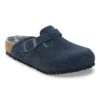 Birkenstock Boston Kids Suede Leather New Navy -Birkenstock Shop 1030386