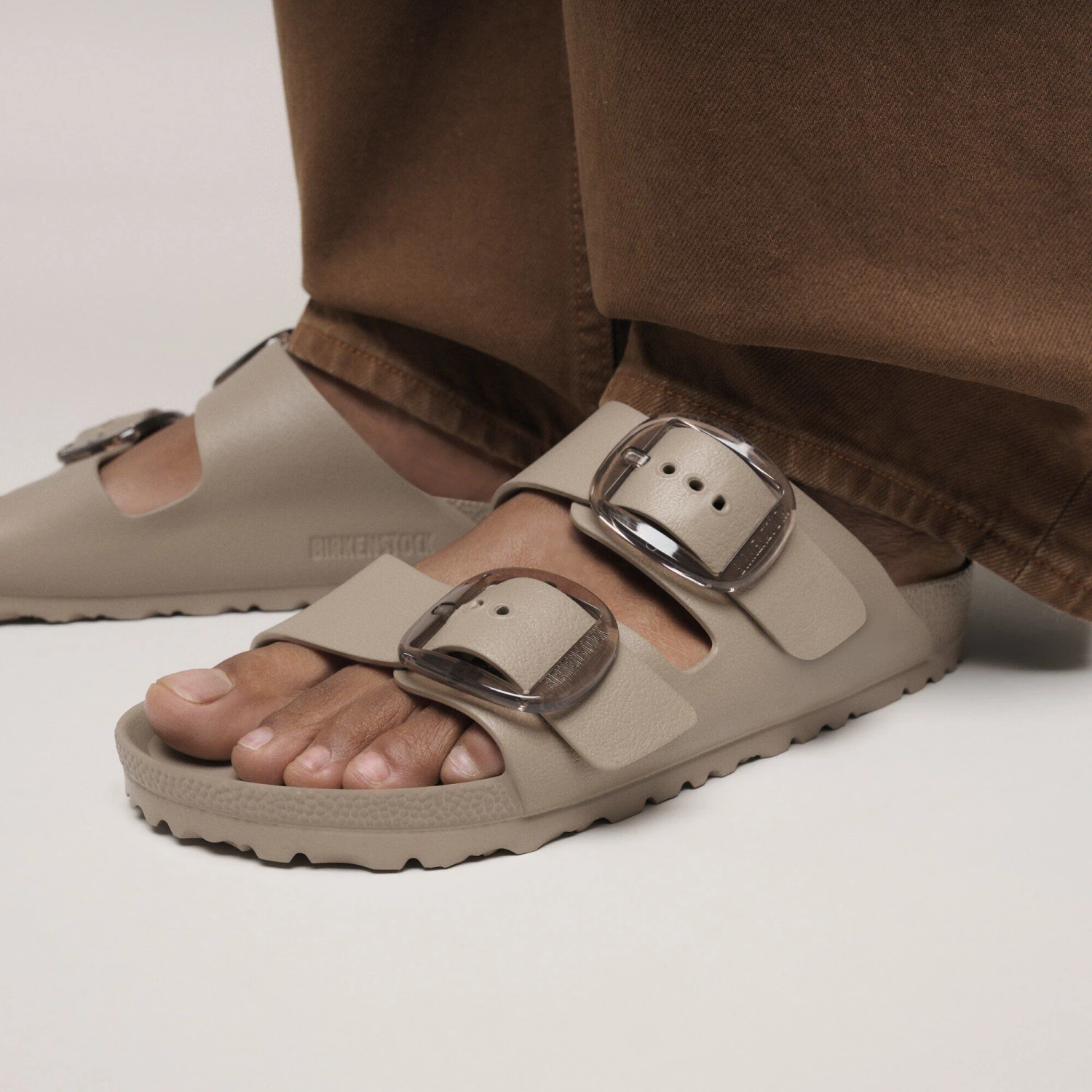 Birkenstock Arizona Big Buckle EVA Gray Taupe 7 Birkenstock Arizona Big Buckle EVA Gray Taupe - Image 7