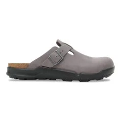 Birkenstock Boston Crosstown Oiled Leather Iron 7 Birkenstock Boston Crosstown Oiled Leather Iron -Birkenstock Shop 1030392 side