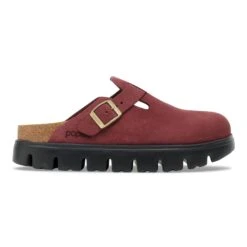 Boston Chunky Suede Leather Zinfandel -Birkenstock Shop 1030400 side