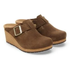 Fanny Suede Leather Dark Tea -Birkenstock Shop 1030424 pair