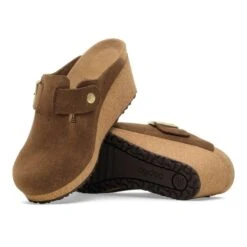 Fanny Suede Leather Dark Tea -Birkenstock Shop 1030424 sole