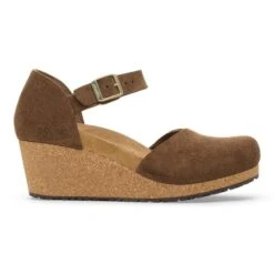 Mary Suede Leather Dark Tea -Birkenstock Shop 1030428 side